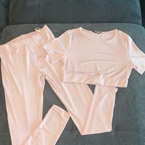 Two piece pink set